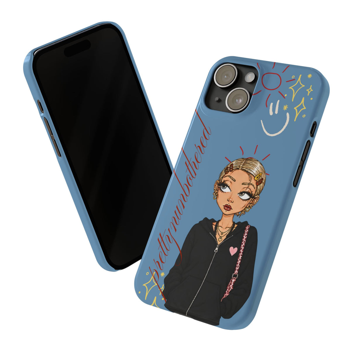 Kiki Blue Doodle Phone Case ★