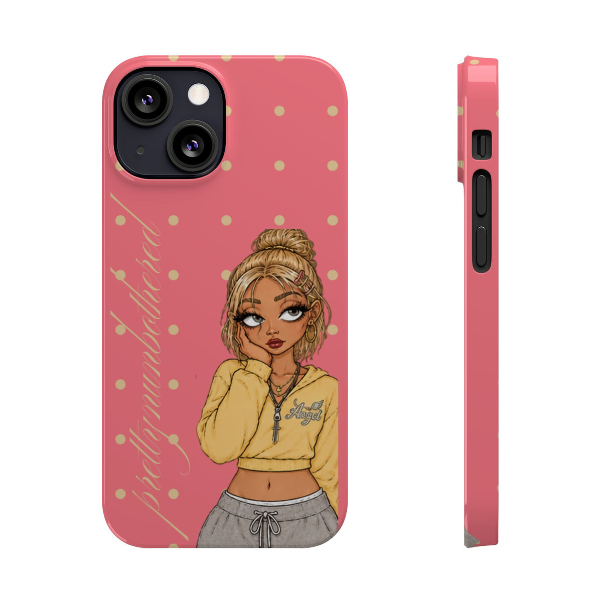 Buttercup Pinky Polka Dot Phone Case  ★