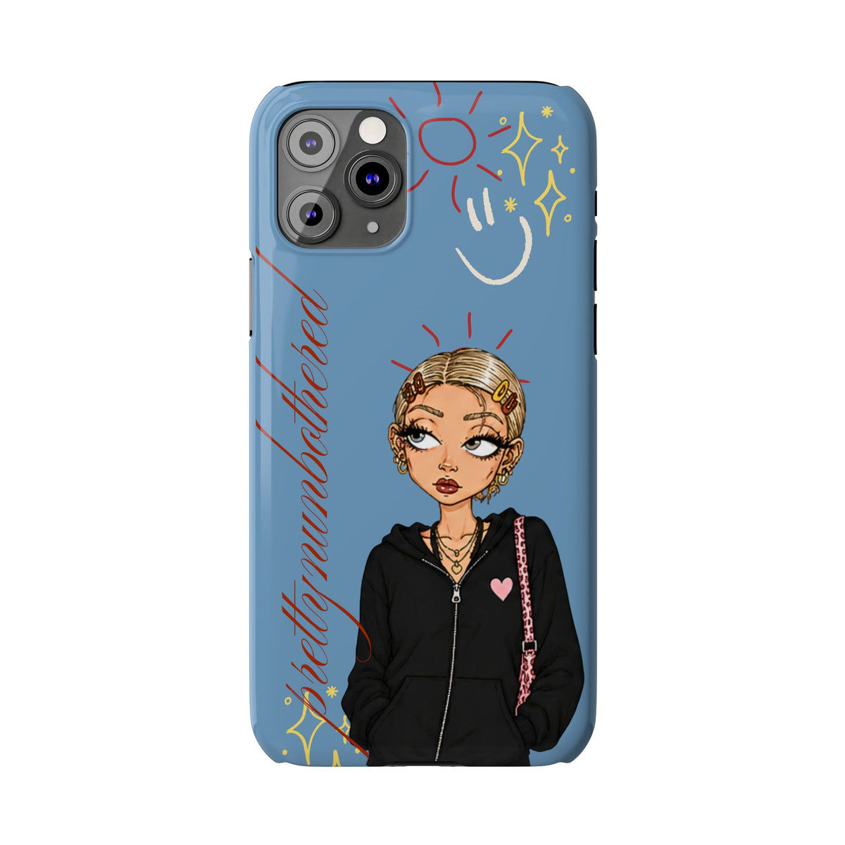 Kiki Blue Doodle Phone Case ★