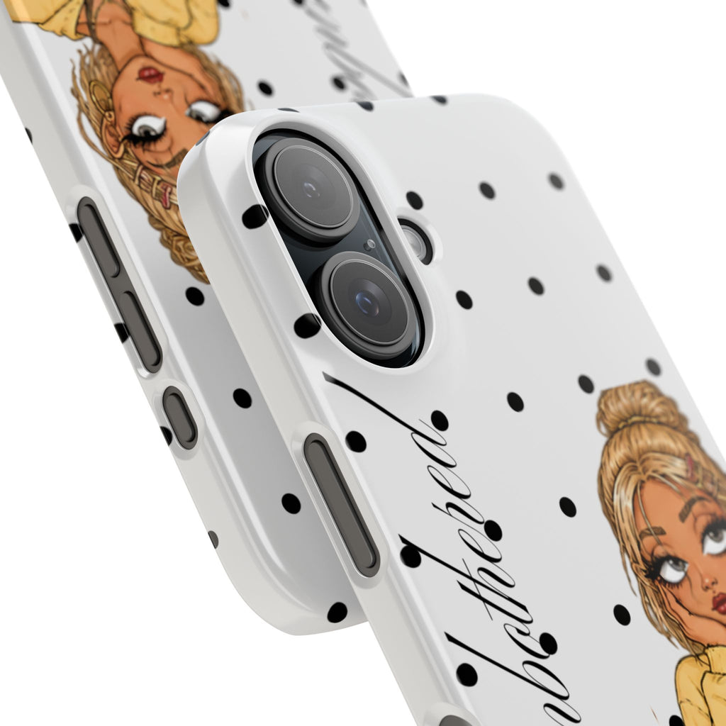 Buttercup Dove Grey Polka Dot Phone Case ★