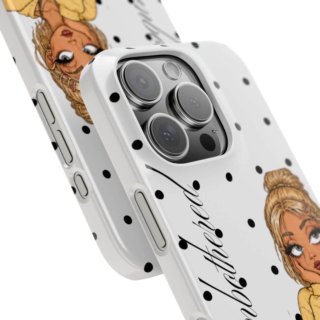 Buttercup Dove Grey Polka Dot Phone Case ★