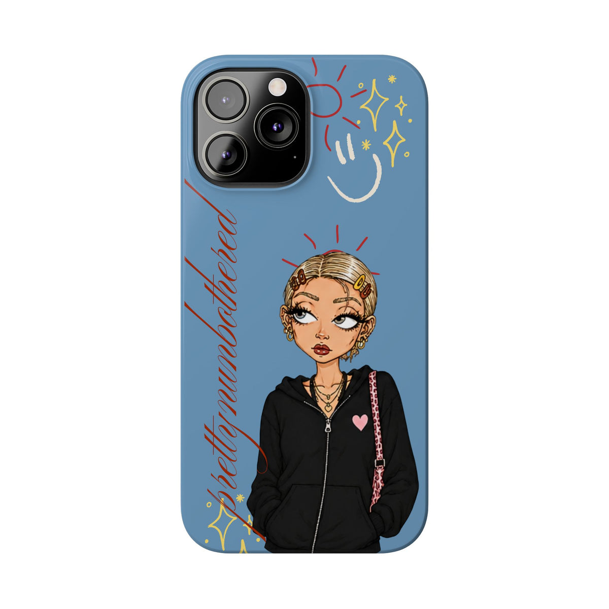 Kiki Blue Doodle Phone Case ★
