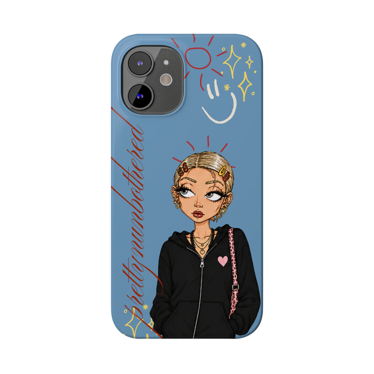 Kiki Blue Doodle Phone Case ★