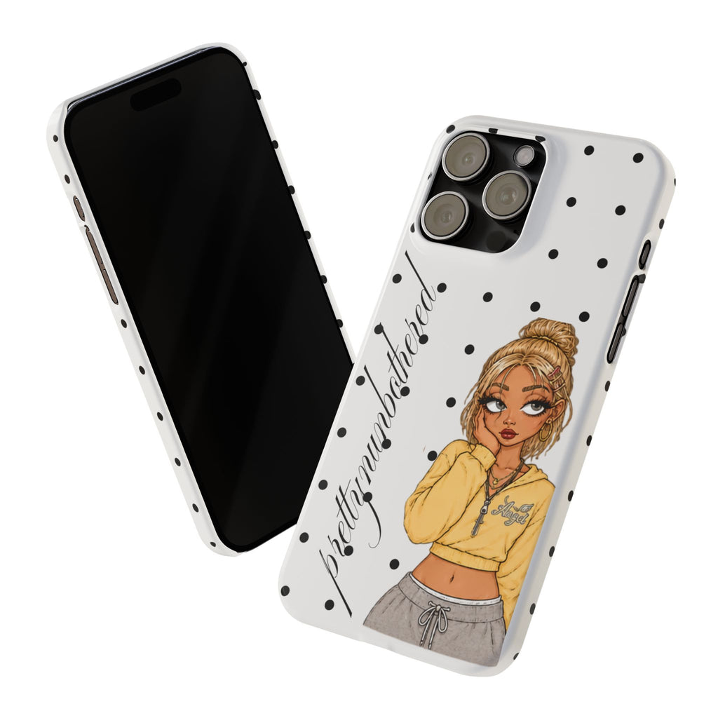 Buttercup Dove Grey Polka Dot Phone Case ★
