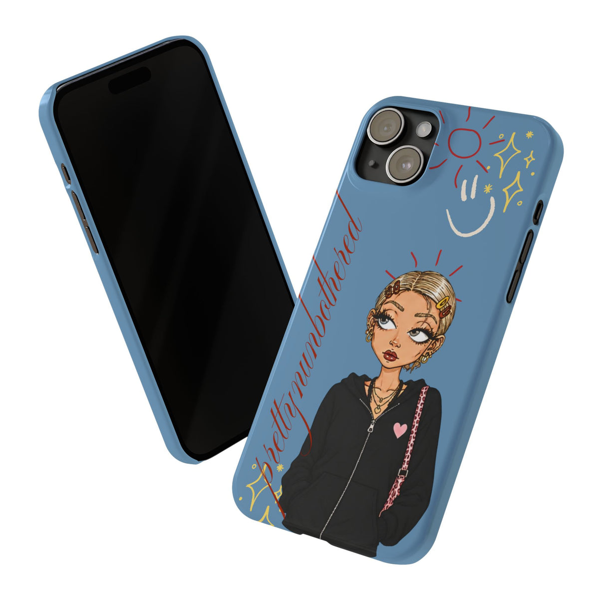 Kiki Blue Doodle Phone Case ★