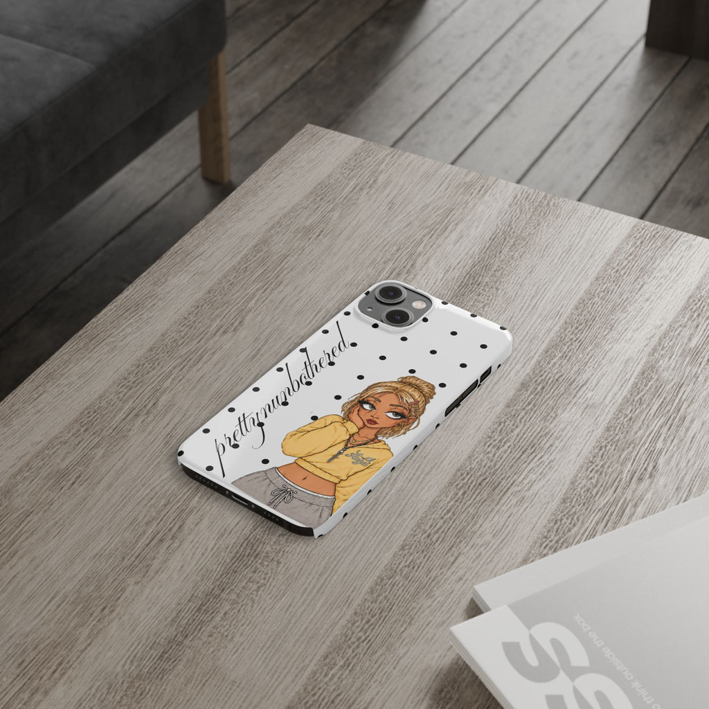 Buttercup Dove Grey Polka Dot Phone Case ★