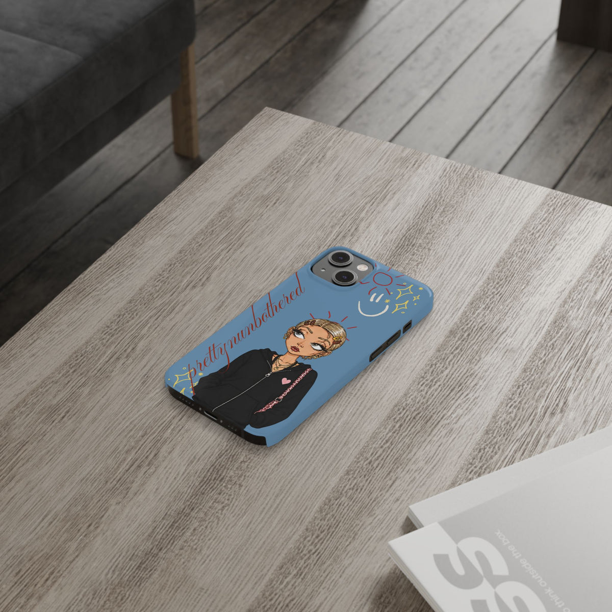 Kiki Blue Doodle Phone Case ★