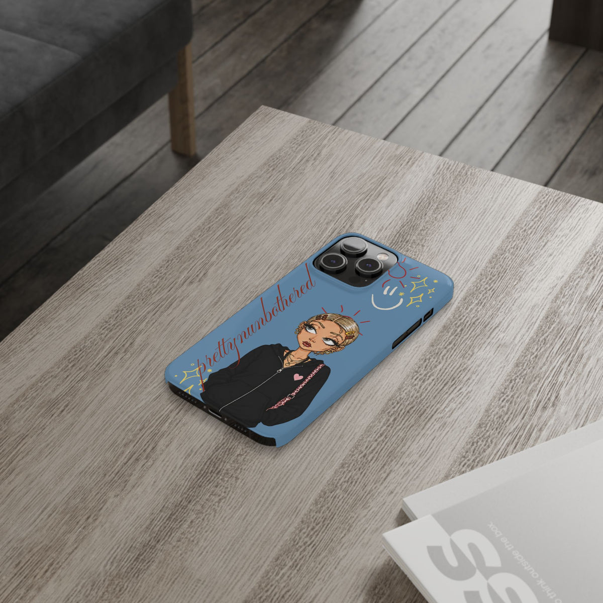 Kiki Blue Doodle Phone Case ★