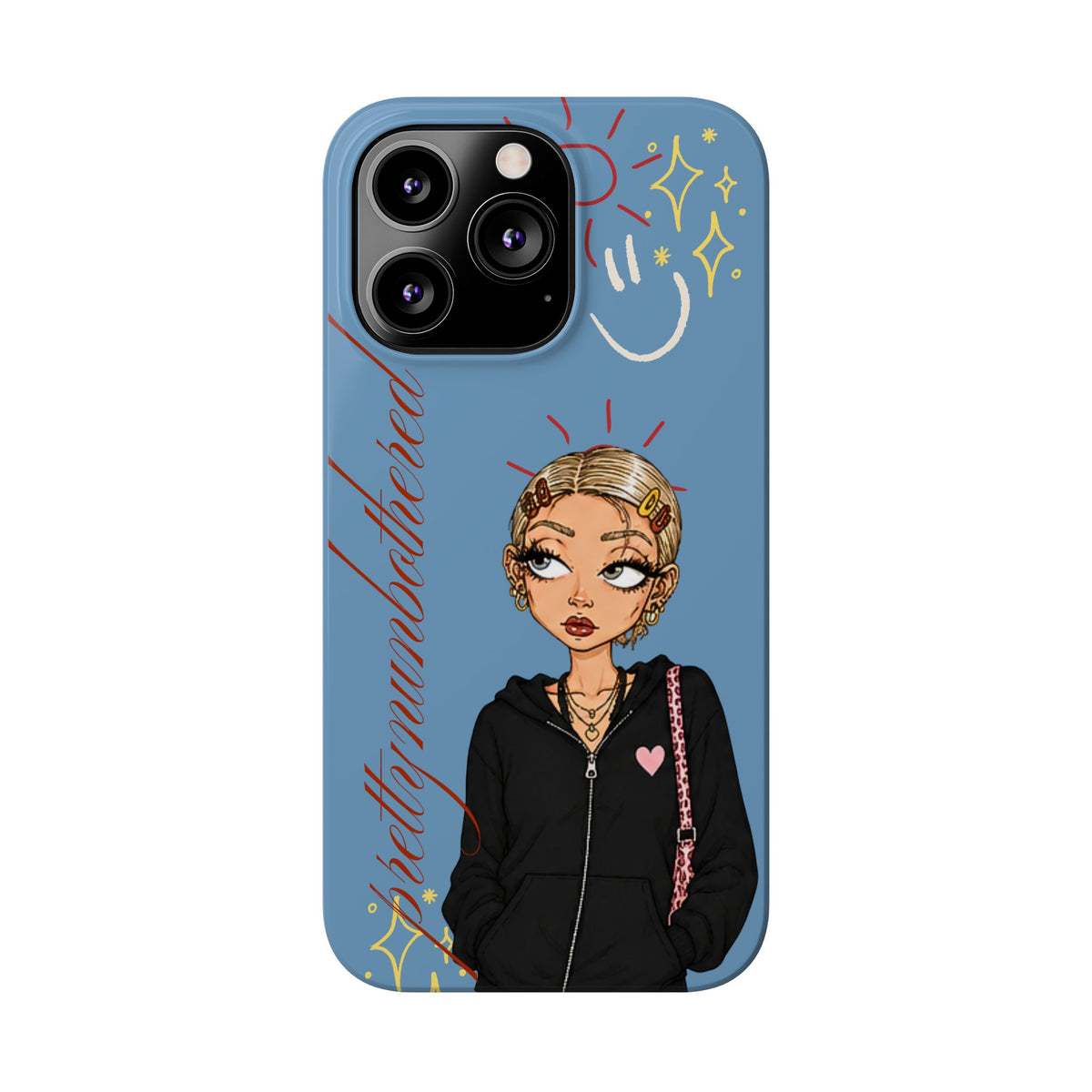 Kiki Blue Doodle Phone Case ★
