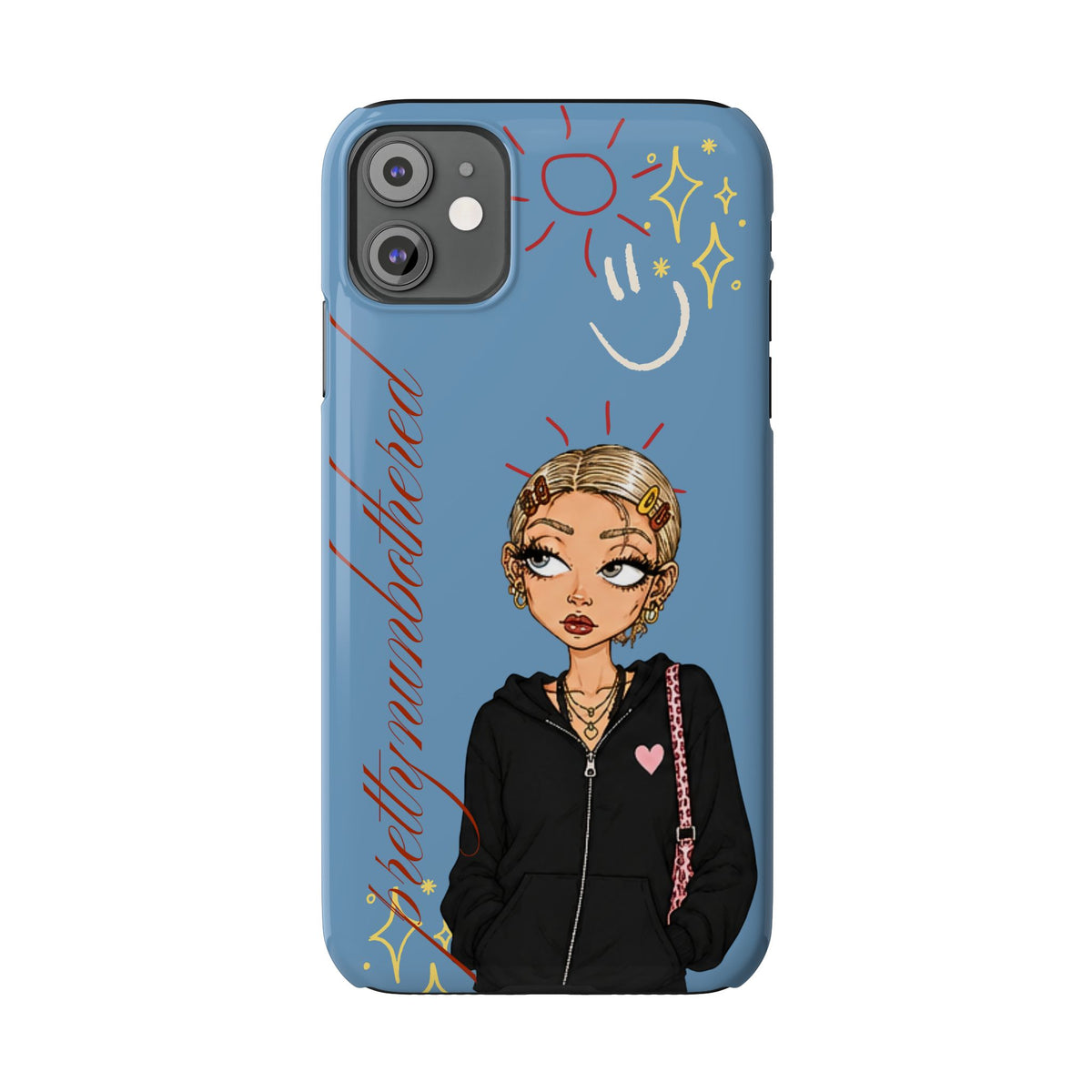 Kiki Blue Doodle Phone Case ★